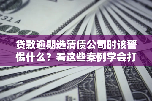 济南贷款逾期选清债公司时该警惕什么？看这些案例学会打翻身仗