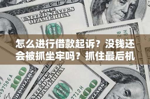 济南怎么进行借款起诉？没钱还会被抓坐牢吗？抓住最后机会！