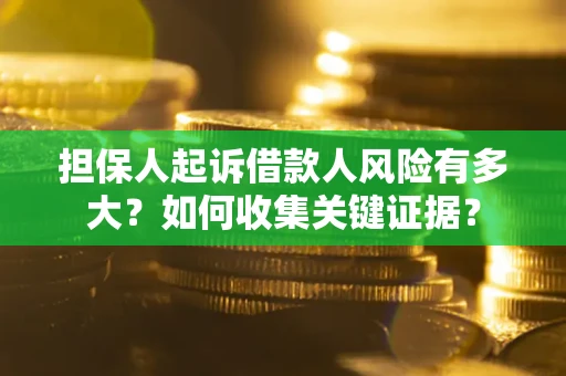 济南担保人起诉借款人风险有多大？如何收集关键证据？