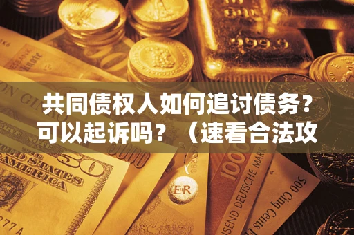 济南共同债权人如何追讨债务？可以起诉吗？（速看合法攻略）