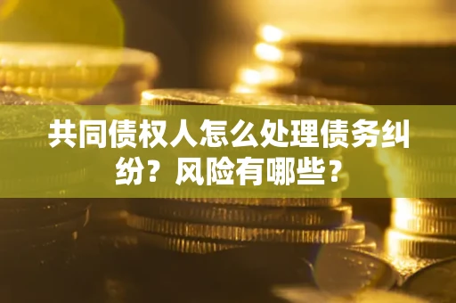 济南共同债权人怎么处理债务纠纷？风险有哪些？