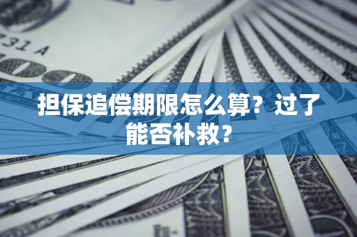 济南担保追偿期限怎么算？过了能否补救？